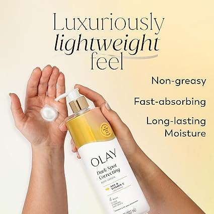 OLAY Body Lotion 502ml Dark Spot Correcting AHA & Vitaminc C + Niacinamide