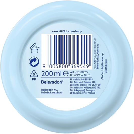 Nivea Baby Face & Body Soft Cream 200ml with Almond Oil & Vitamins B5, C, E