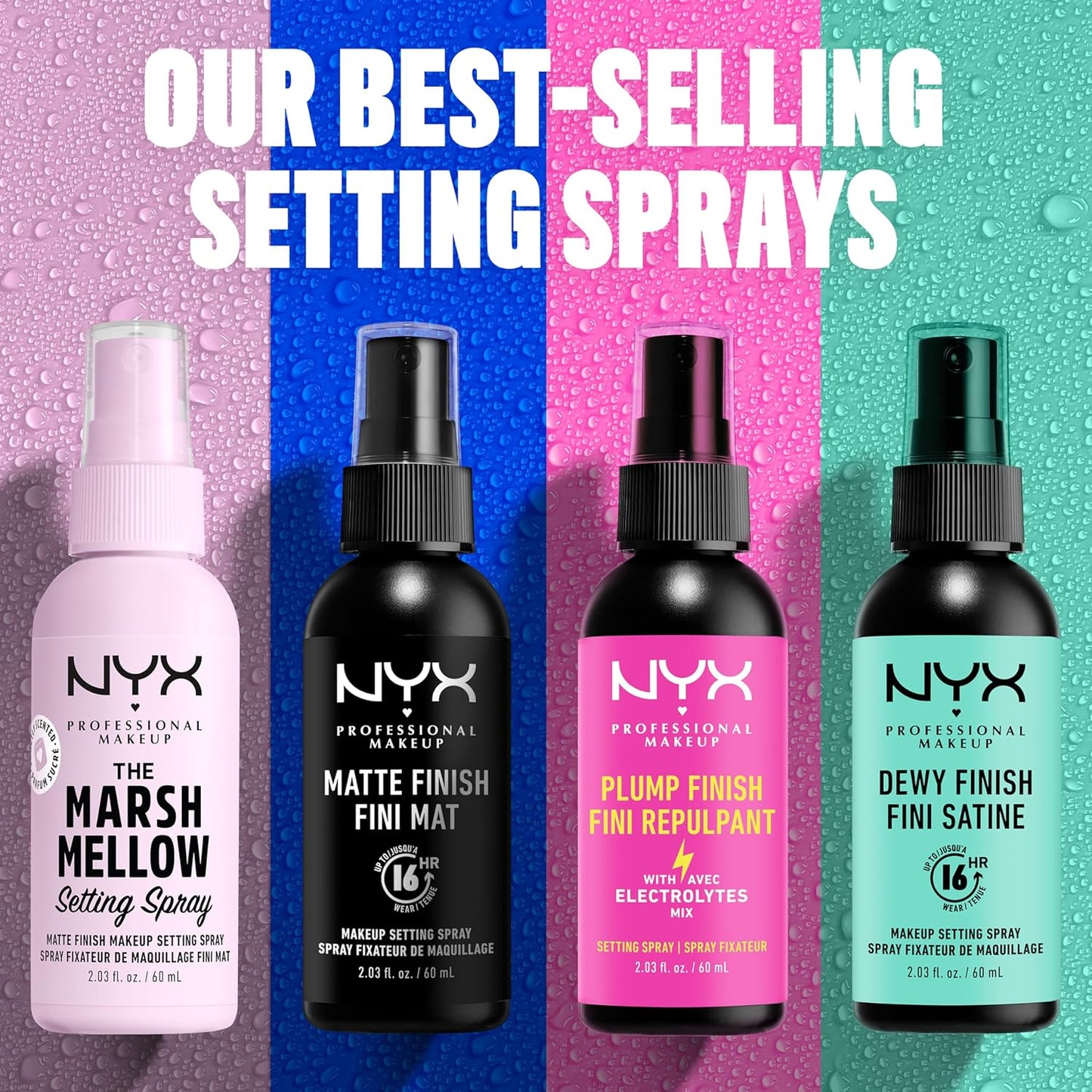NYX Professional Makeup Matte Finish Setting Spray 16hr 60ml