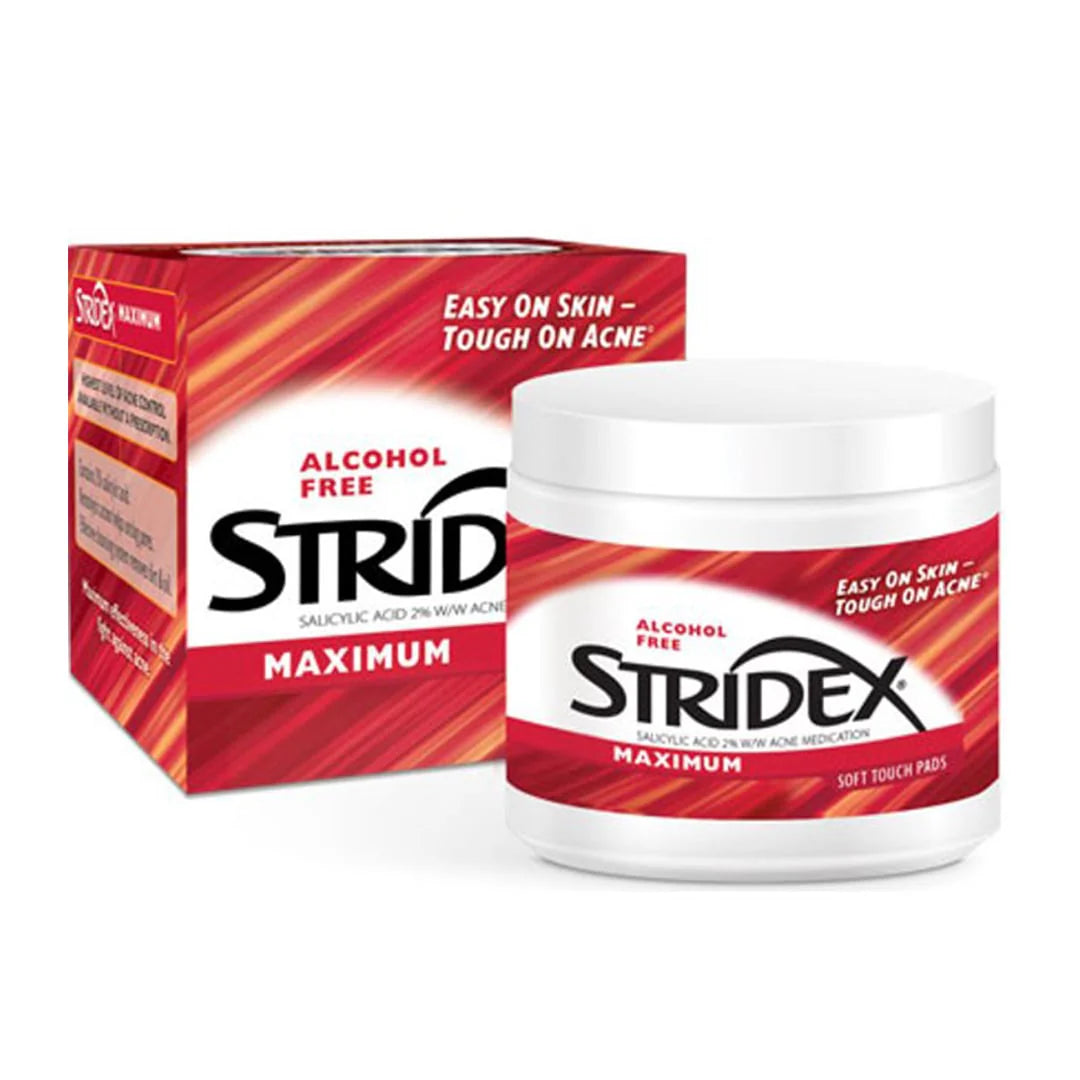 Stridex 55 Soft Touch Pads Maximum Salicylic Acid 2% w/w Acne Medication