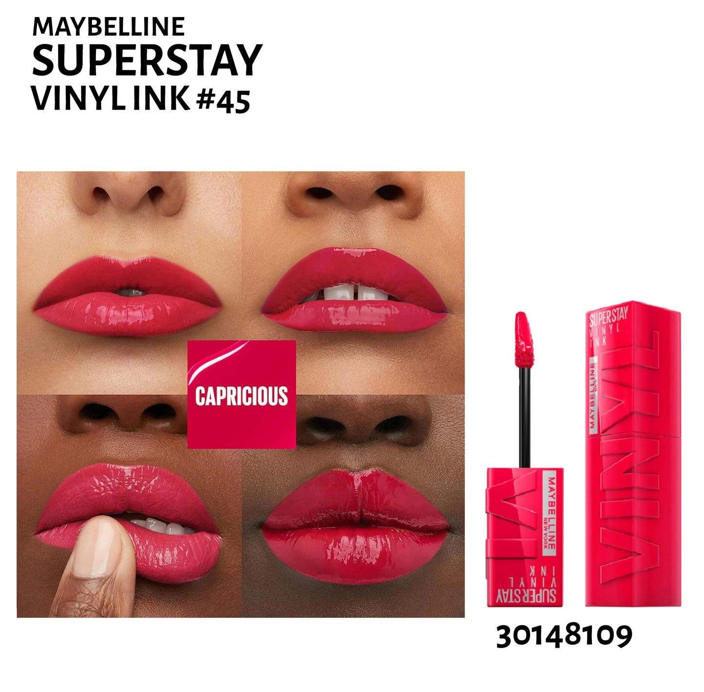 Maybelline Super Stay Vinyl Ink Longwear Liquid Lipcolor