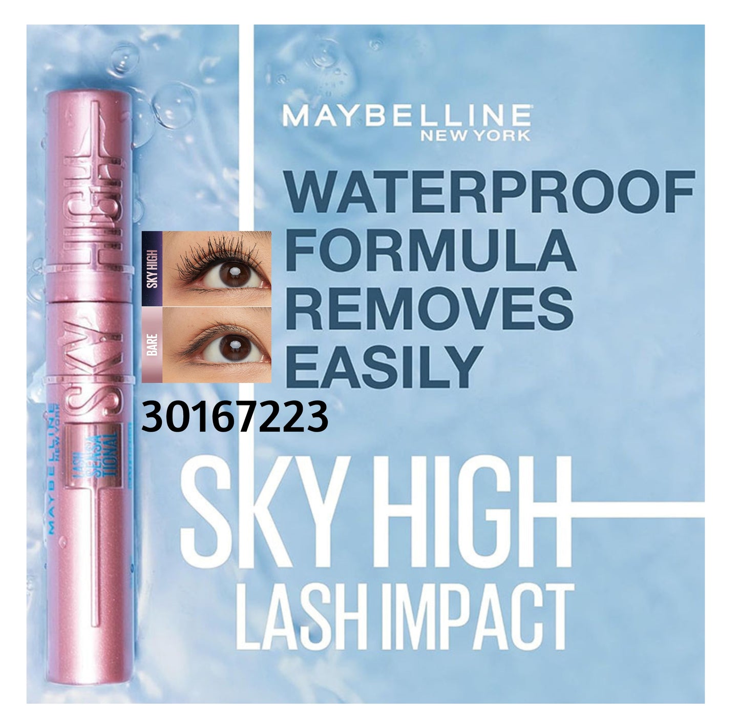 Maybelline Sky High Mascara Waterproof 6ml 01 Very Black