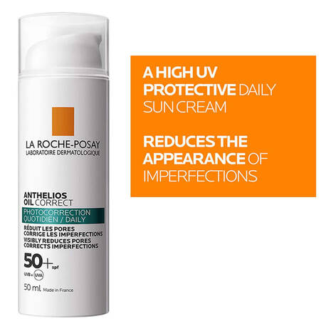 La Roche-Posay Anthelios Oil Correct Photocorrection Daily Cream-Gel SPF50+ 50ml