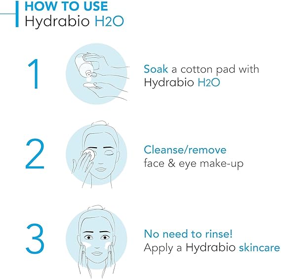 Bioderma Hydrabio H2O 24Hr Moisturising Micellar Water 250ml Dehydrated Skin