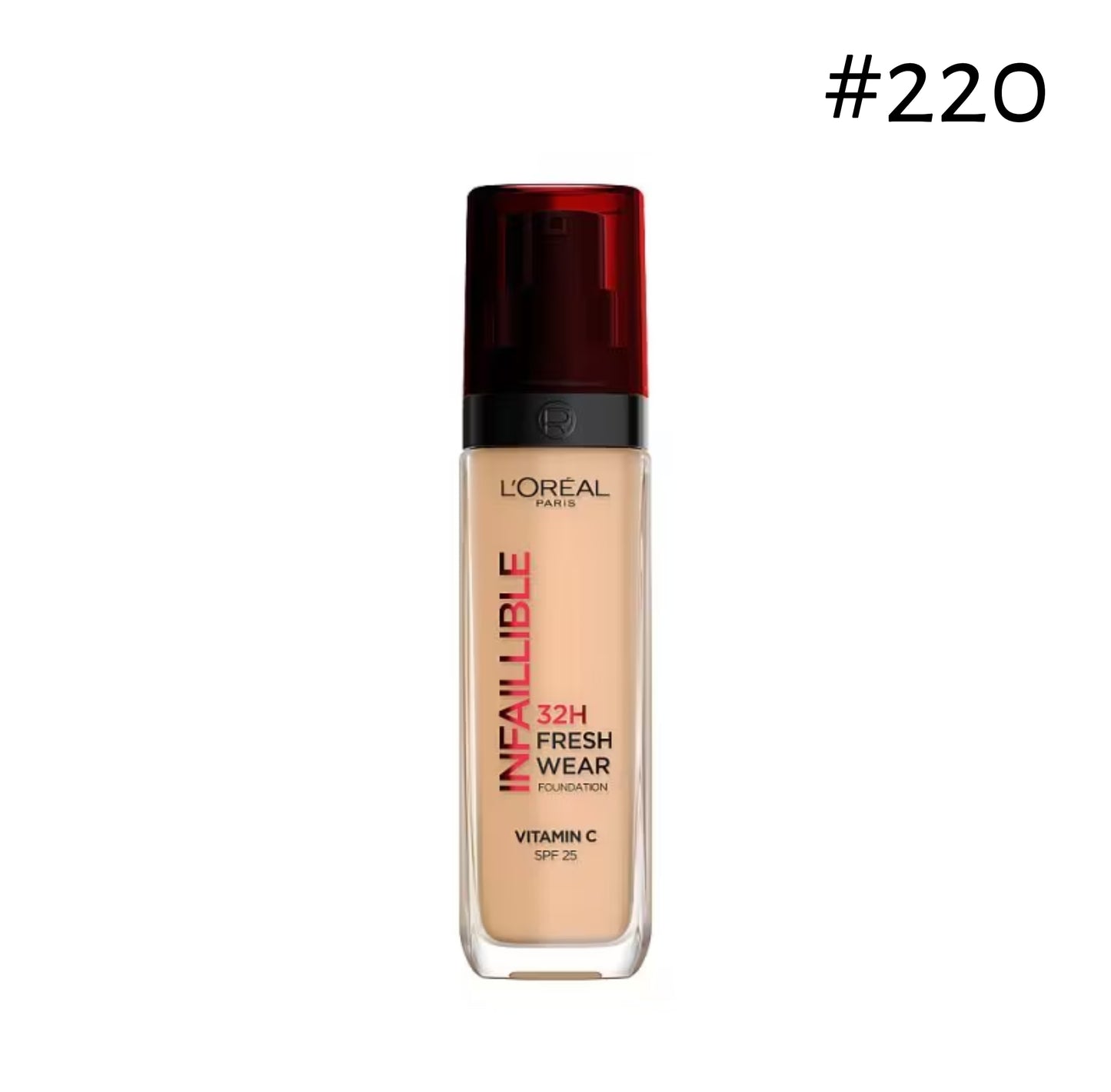 L'OREAL PARIS Infaillible 32H Fresh Wear Foundation Vitamin C SPF25 250 30ml