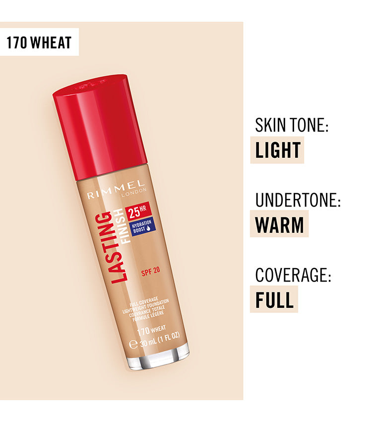 Rimmel Lasting Finish Foundation 25HR SPF20 30ml