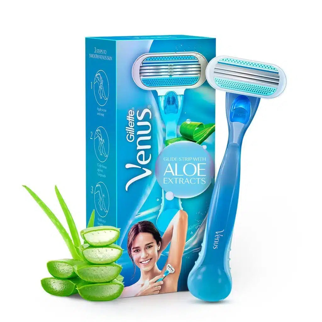 Gillette Venus Razor Glide Strips With Aloe Extracts