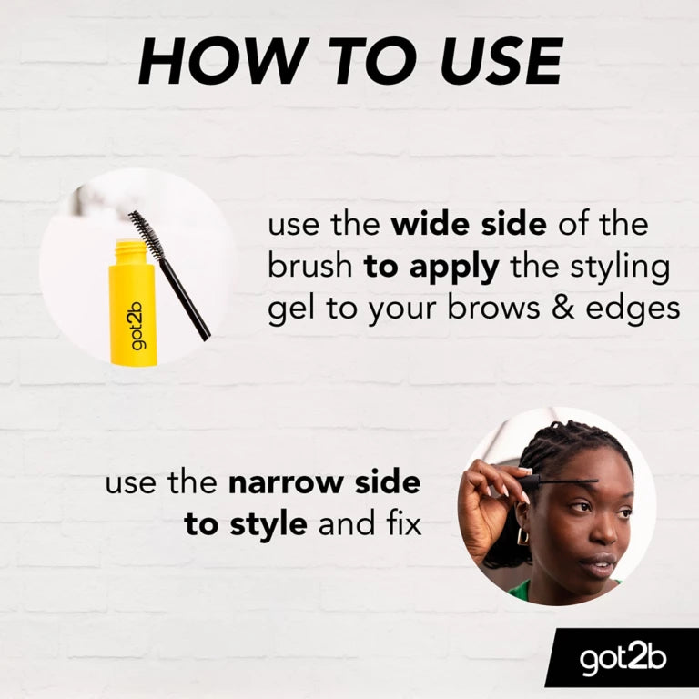 got2b 2in1 Gel for Brows & Edges #6 16ml