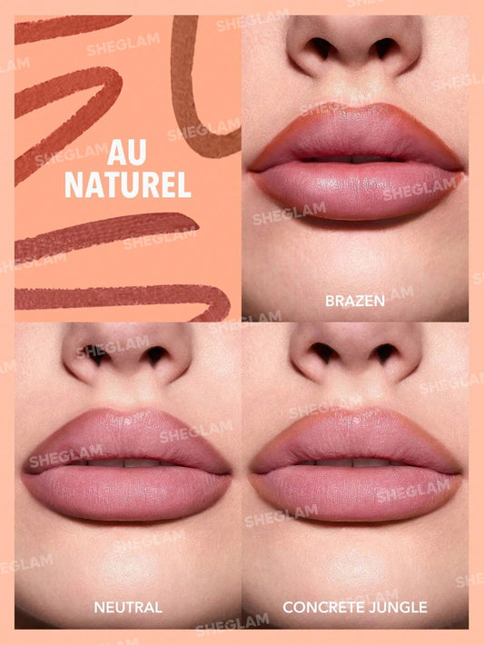 Sheglam So Lippy Lip Liner Set 0.25gx3 Nude