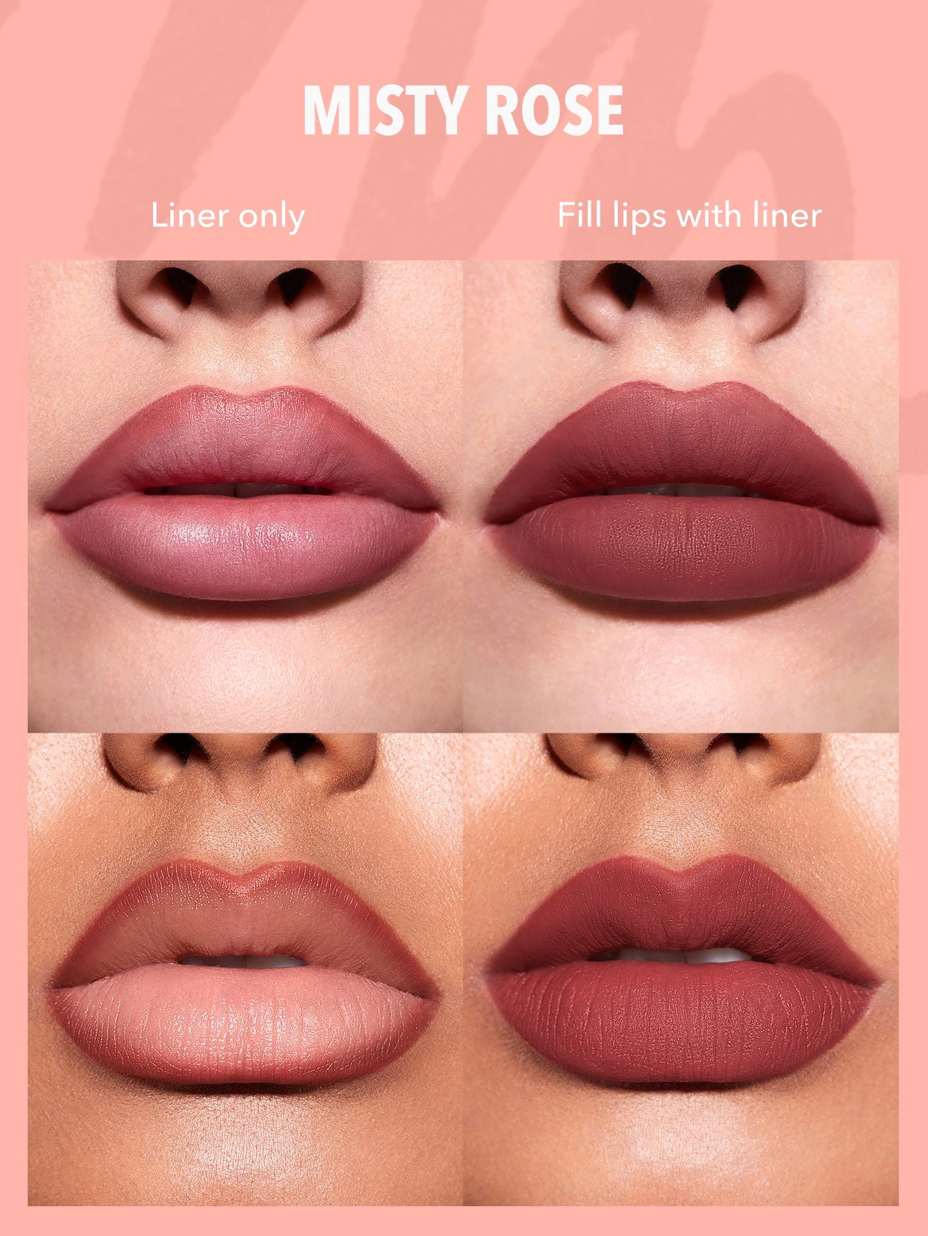 Sheglam So Lippy Lip Liner Set 0.25gx3 Rosy