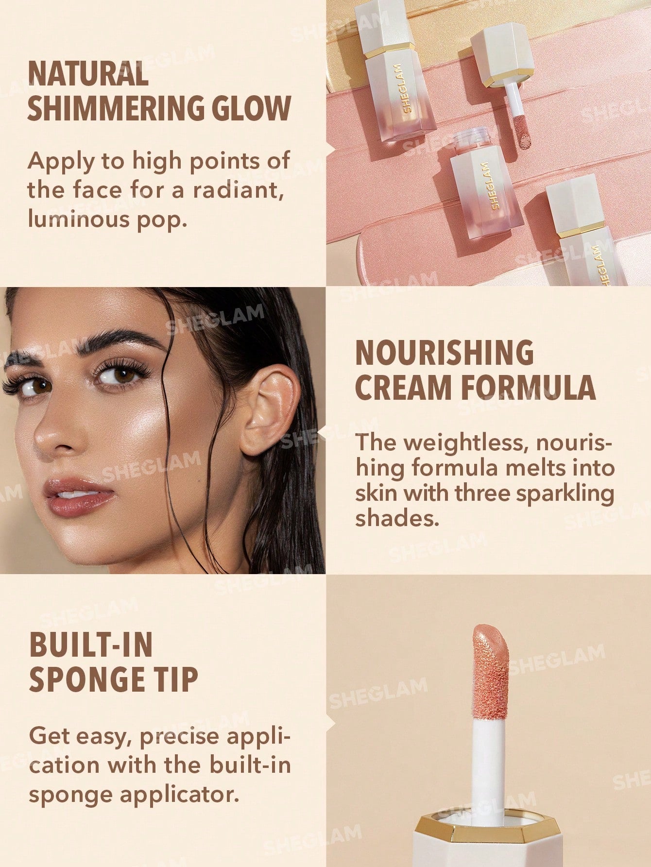 Sheglam Glow Bloom Liquid Highlighter 5.2ml Bellini Brunch