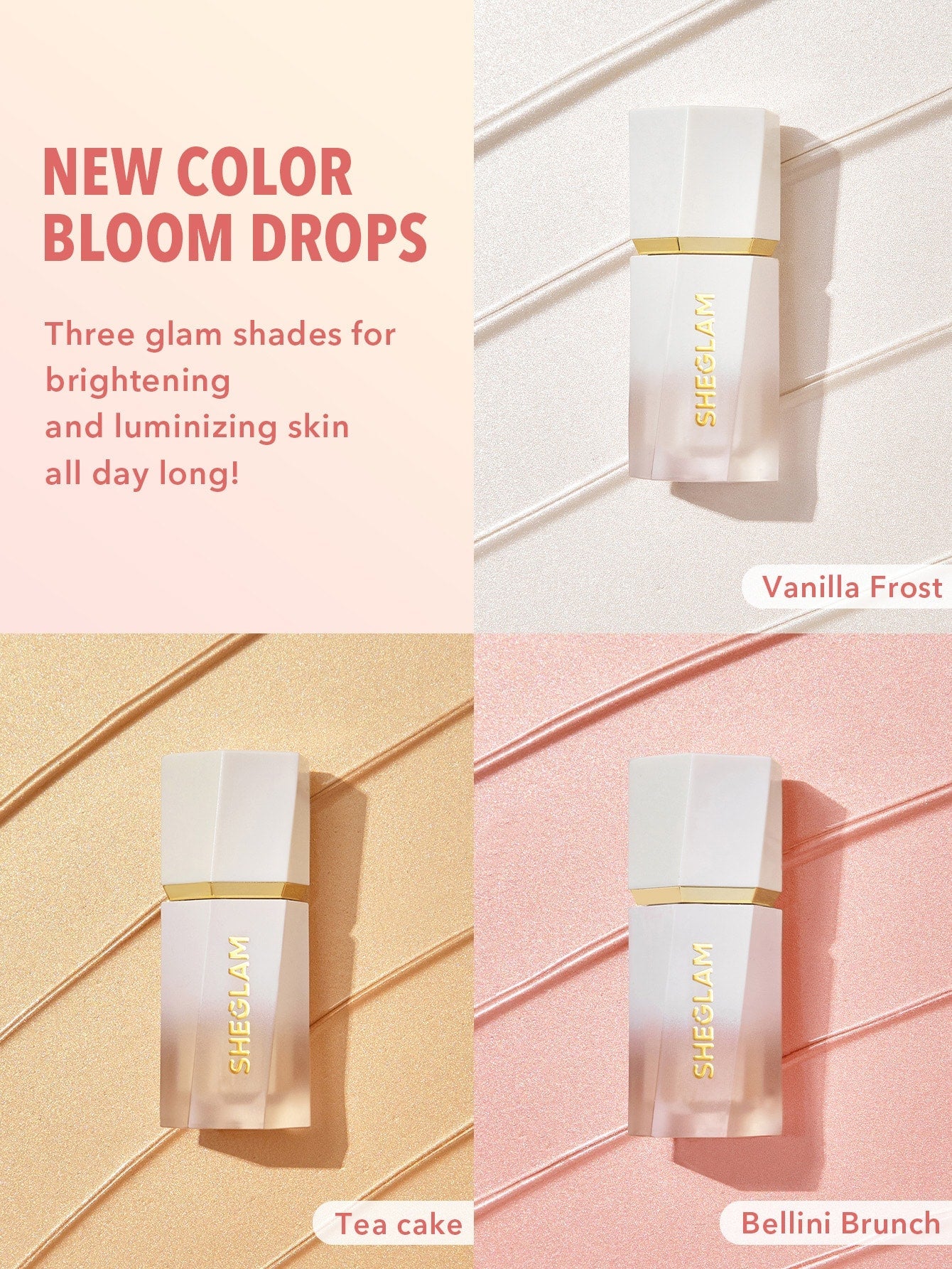 Sheglam Glow Bloom Liquid Highlighter 5.2ml Bellini Brunch