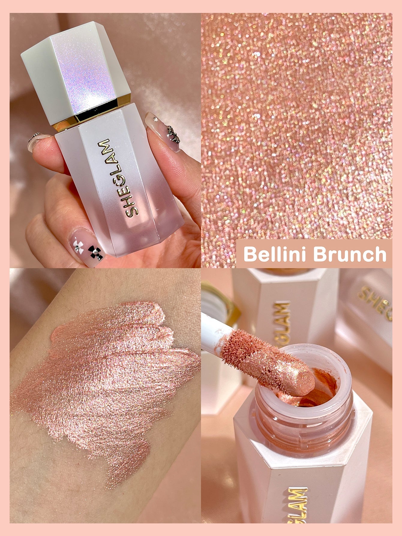 Sheglam Glow Bloom Liquid Highlighter 5.2ml Bellini Brunch