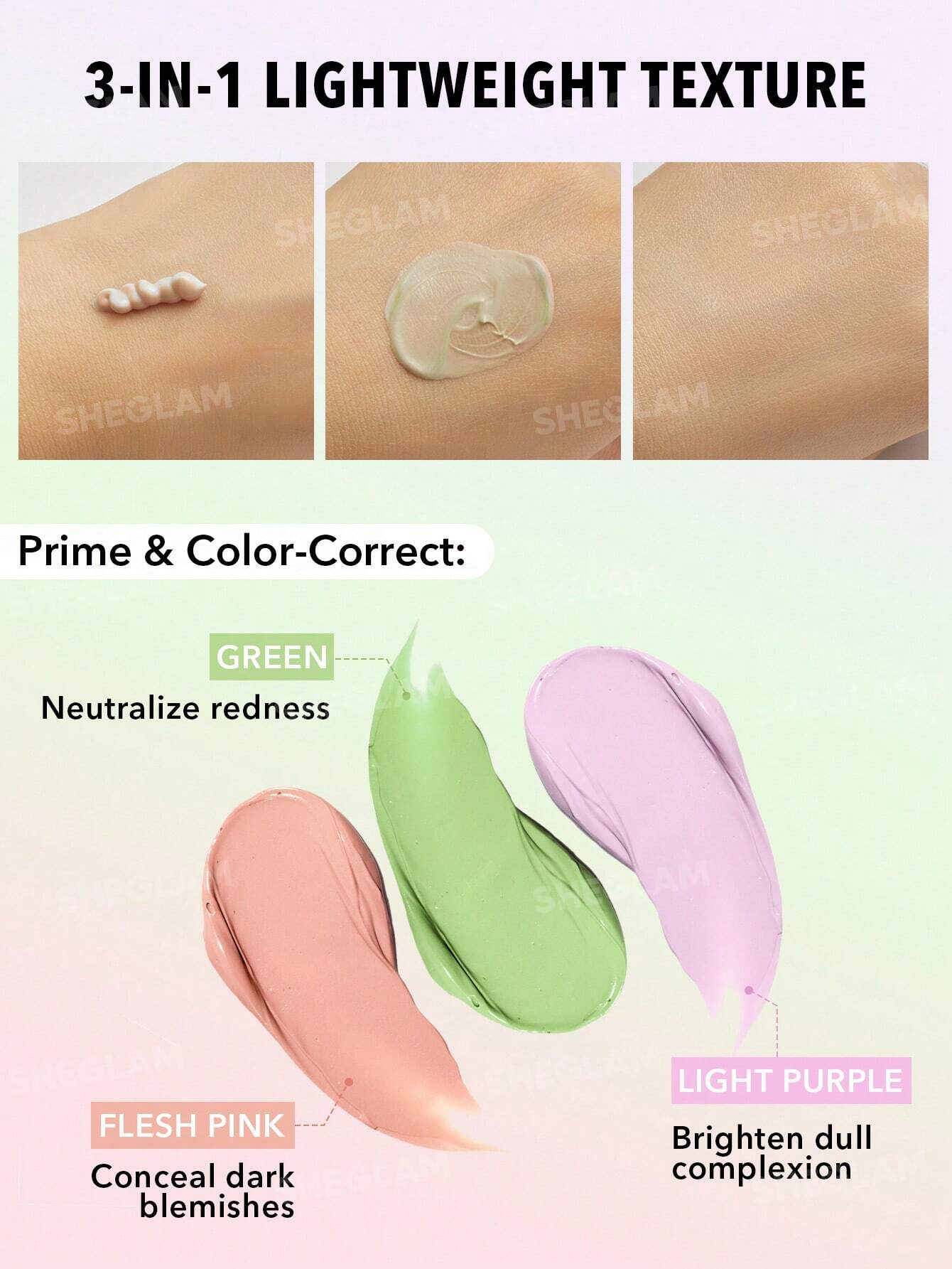 Sheglam Triple Threat Correcting Primer 30ml