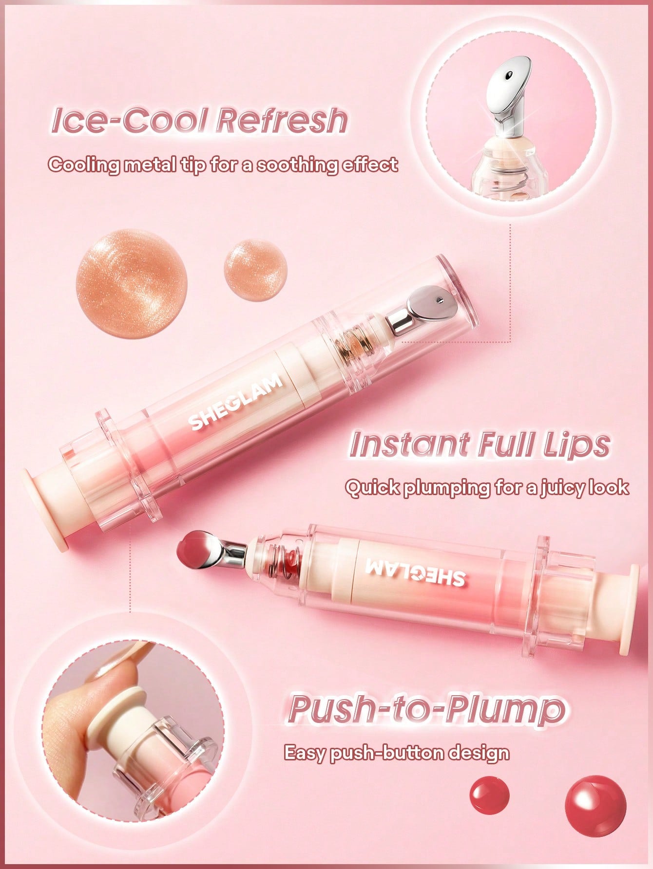 Sheglam Booster Shine Plumping Lip Gloss 4.6ml