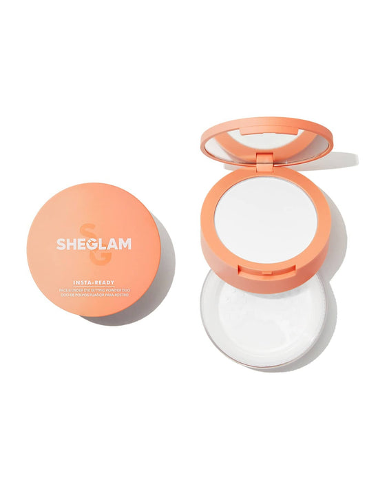 Sheglam Insta-Ready Face&Under Eye Setting Powder Duo - Translucent