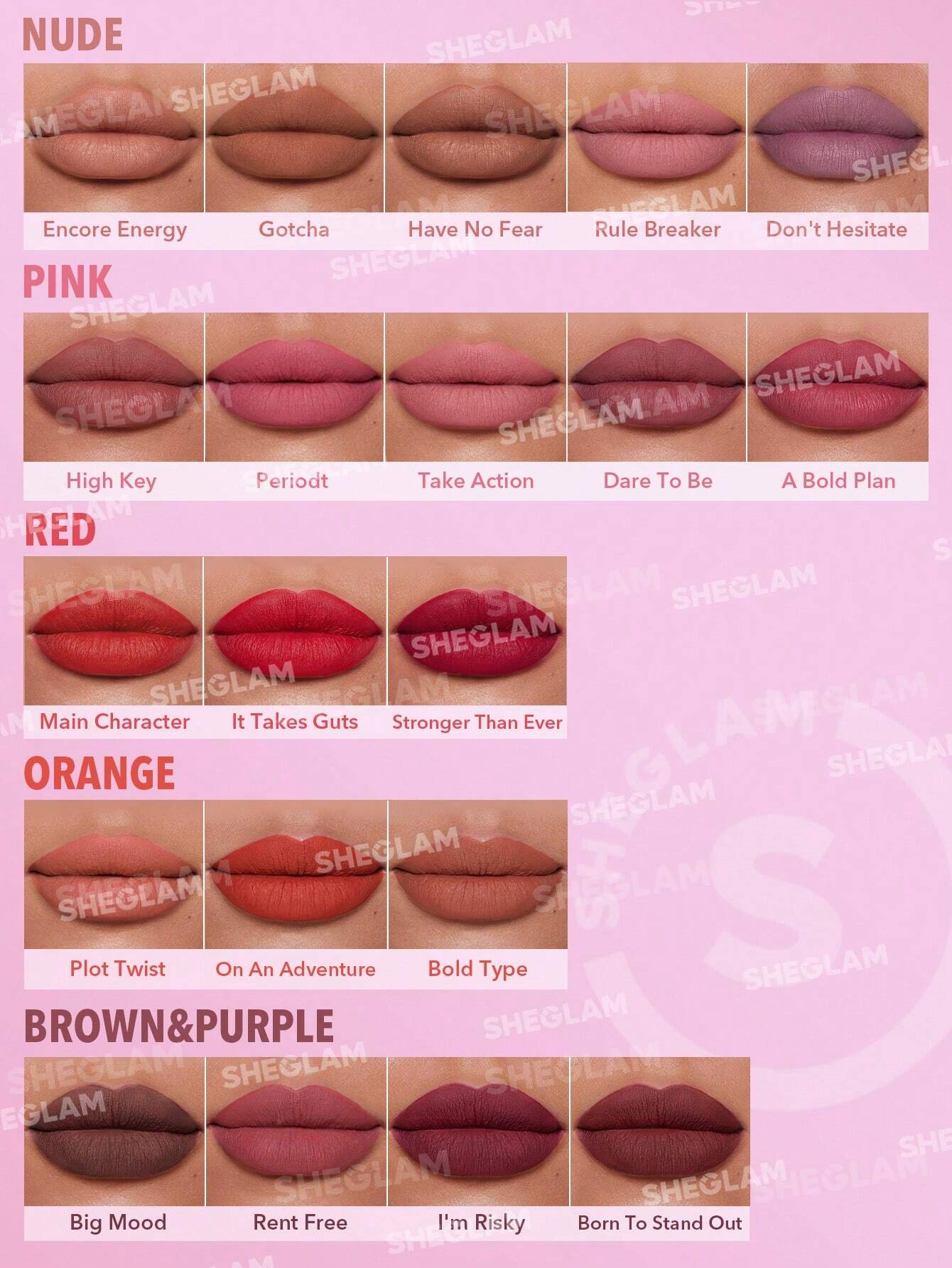 Sheglam Dynamatte Boom Long-Lasting Matte Lipstick 2.7g