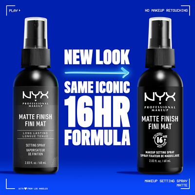 NYX Professional Makeup Matte Finish Setting Spray 16hr 60ml