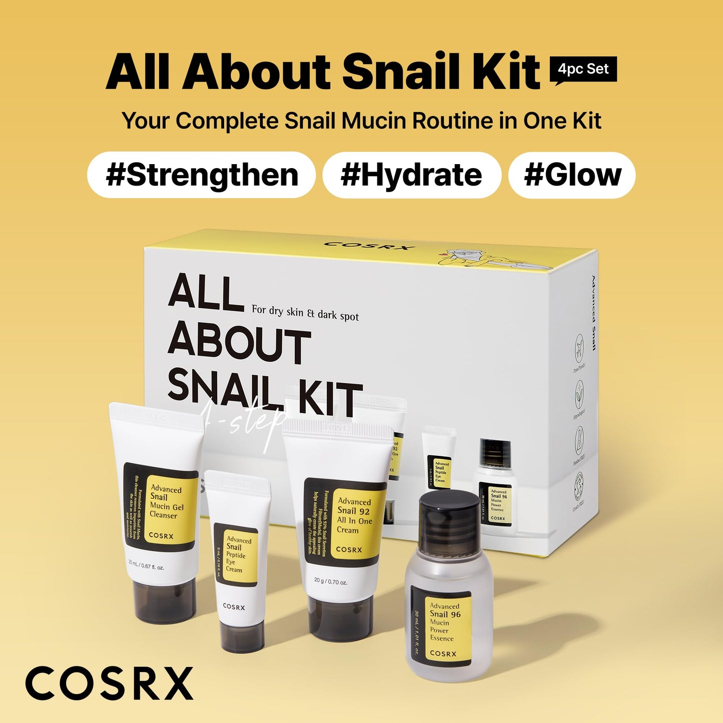 Cosrx All About Snail Kit 4-Step