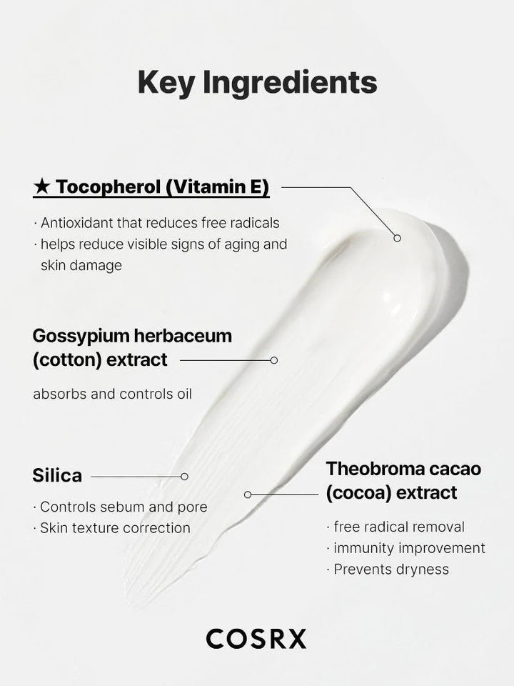 COSRX Vitamin E Vitalizing Sunscreen SPF50 50ml 100% Original Made in Korea