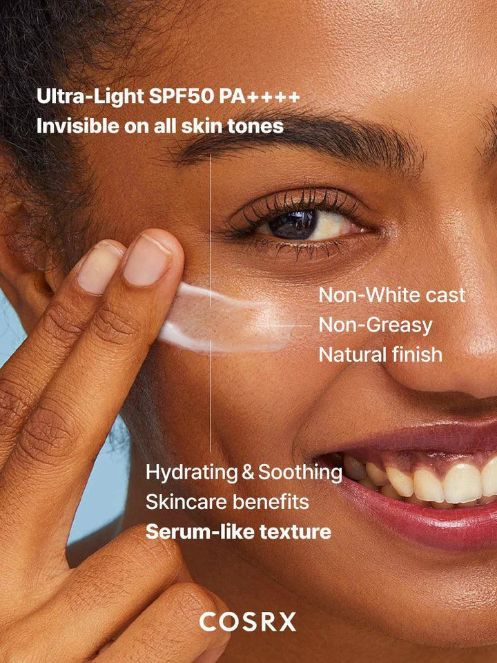 COSRX Ultra-Light Invisible Sunscreen SPF50 50ml 100% Original Made in Korea