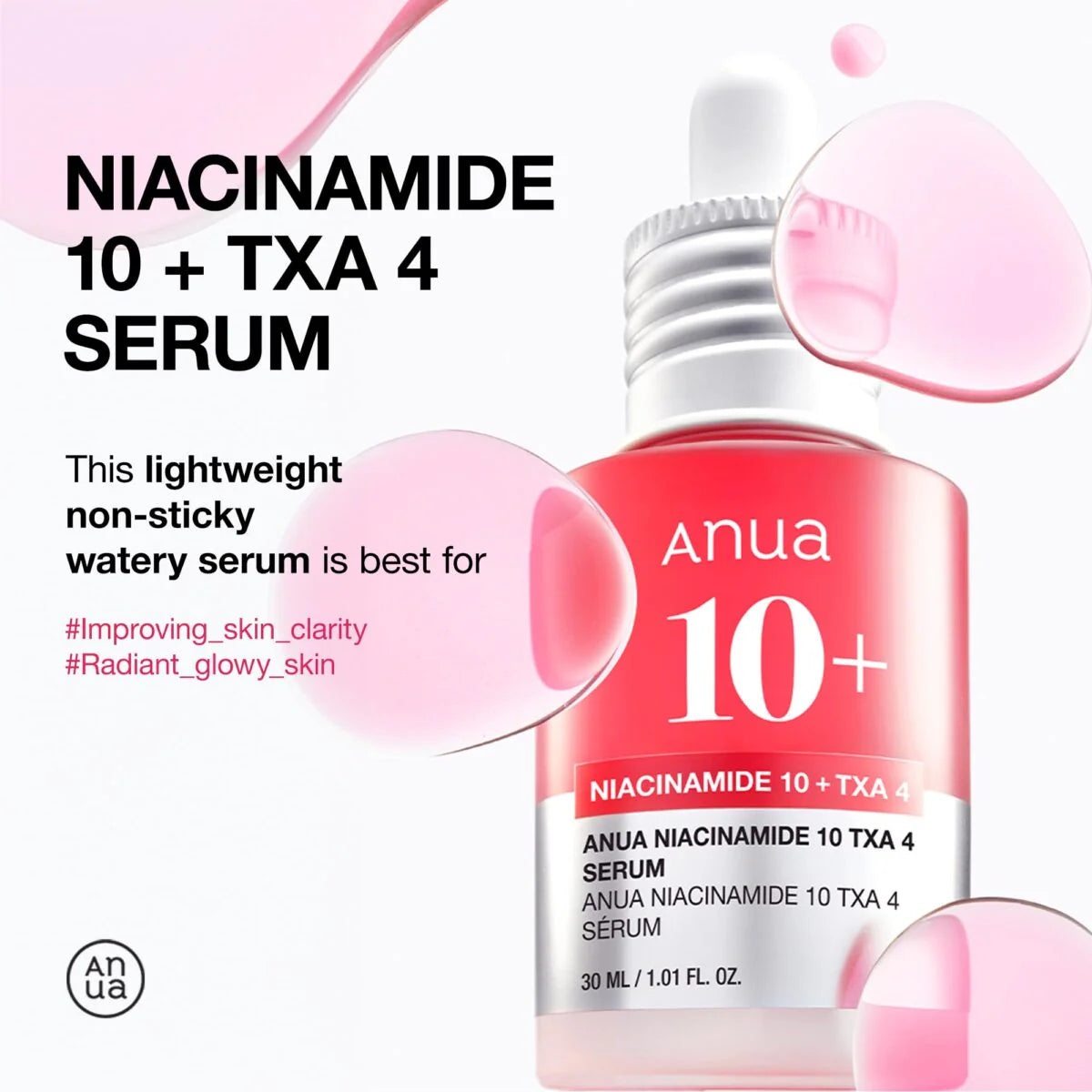Anua 10+ Niacinamide 10+ TXA 4 Serum 30ml