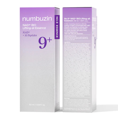 Numbuzin 9+ NAD+ Bio Lifting-sil Essence NAD+ +50 Peptides 50ml