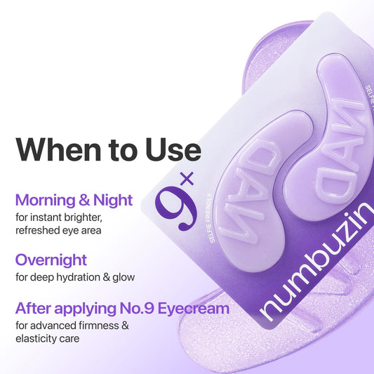 Numbuzin 9+ NMN Collagen Under Eye Patches