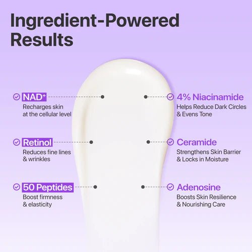 Numbuzin 9+ NMN Retinol Volumetox Eye Cream NMN+Retinal+50 Peptides 10ml