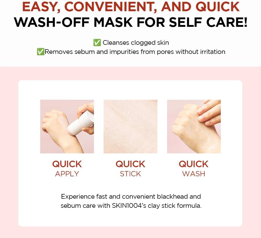 Skin1004 Madagascar Centella Poremizing Quick Clay Stick Mask 27g
