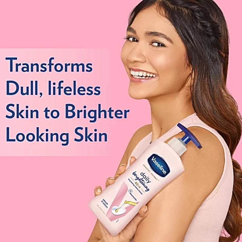 Vaseline Lotion Daily Brightening 48hr Serum in Lotion 400ml with Niacinamide