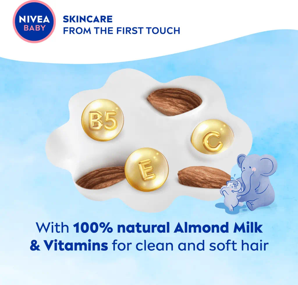 Nivea Baby Shampoo Gentle & Mild With Almond Oil & Vitamins B5, C, E