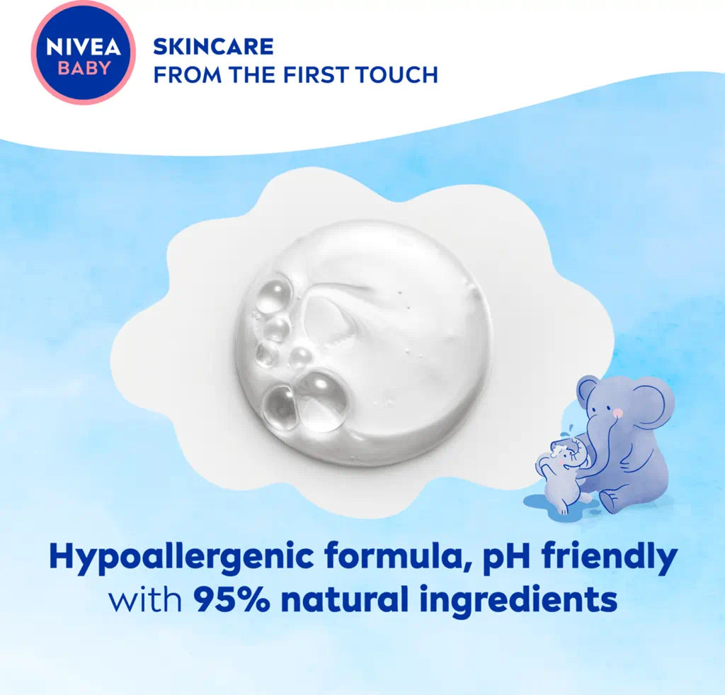 Nivea Baby Shampoo Gentle & Mild With Almond Oil & Vitamins B5, C, E