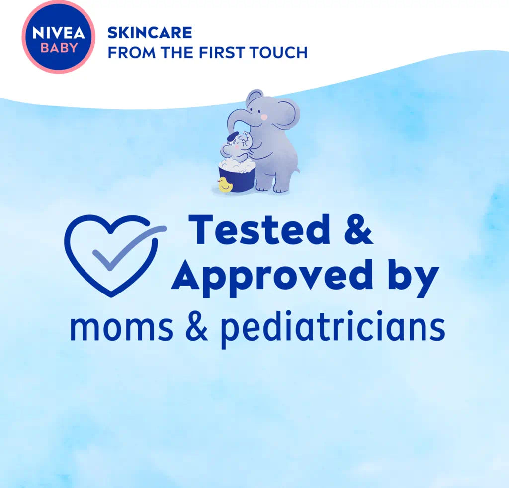 Nivea Baby Shower Gel Head to Toe With Almond Oil & Vitamins B5, C, E