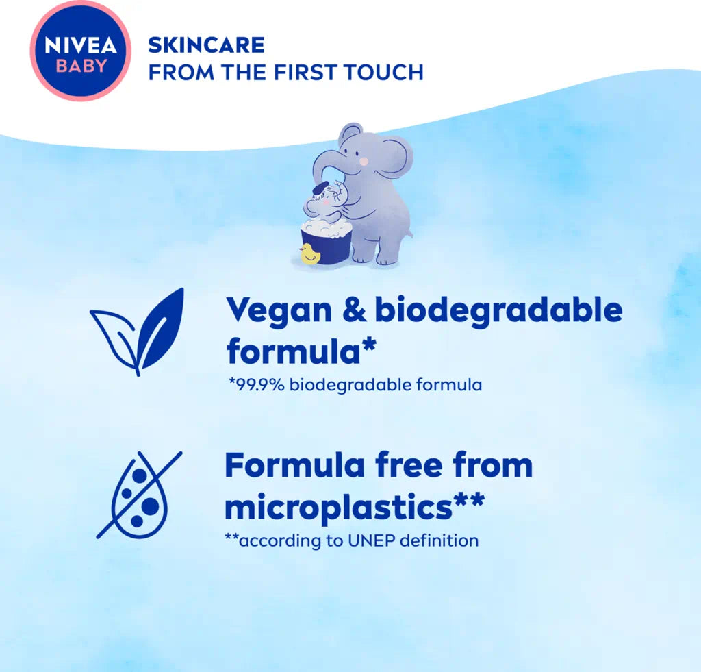Nivea Baby Shower Gel Head to Toe With Almond Oil & Vitamins B5, C, E