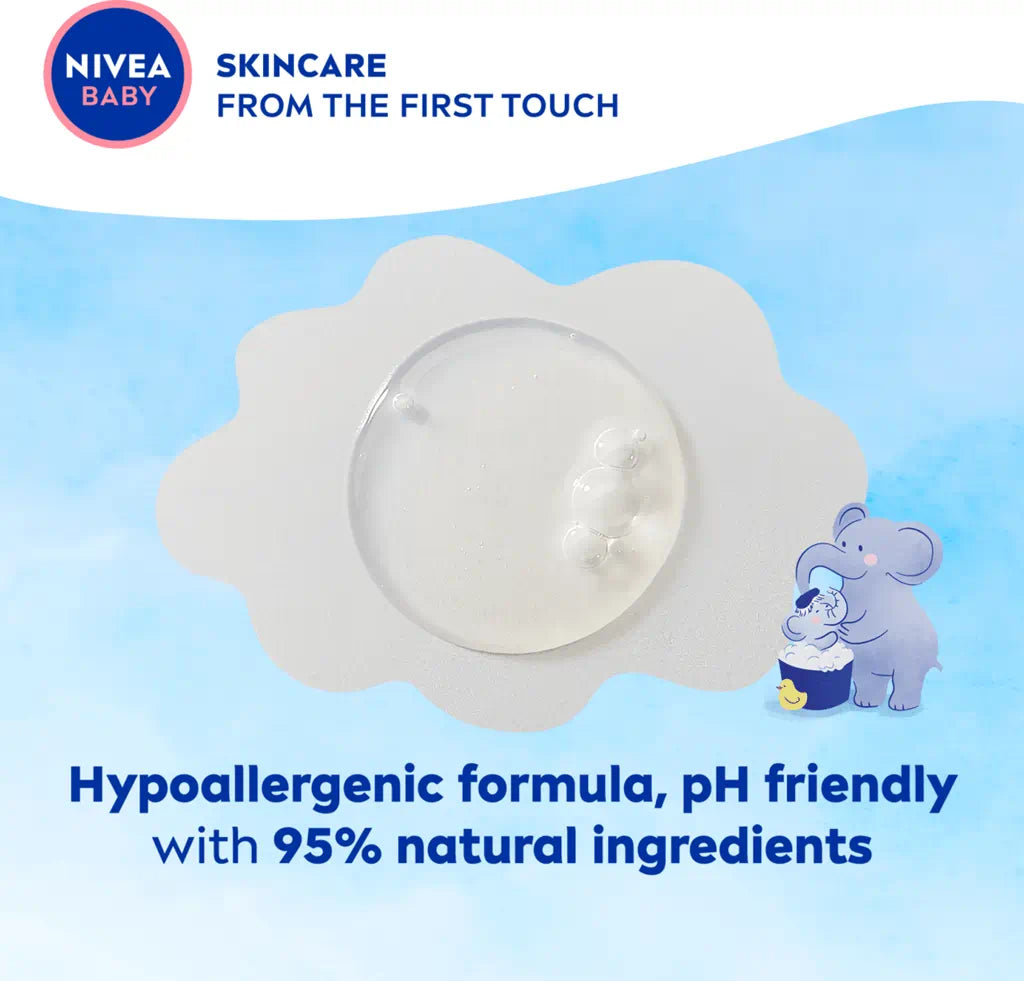 Nivea Baby Shower Gel Head to Toe With Almond Oil & Vitamins B5, C, E
