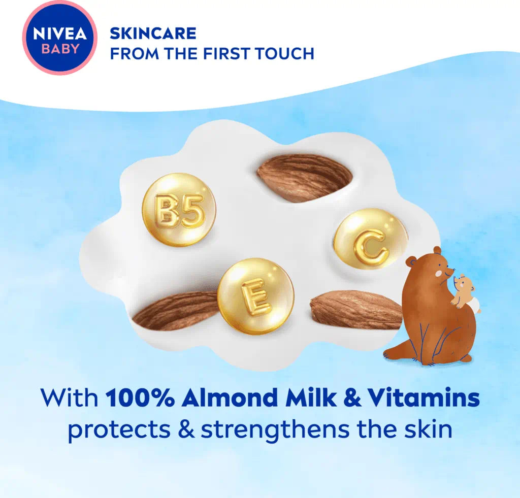 Nivea Baby Lotion Soft & Light 500ml with Almond Oil & Vitamin B5, C, E