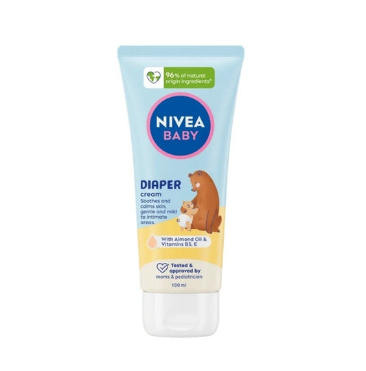 Nivea Baby Diaper Cream 100ml With Almond Oil & Vitamins B5, E