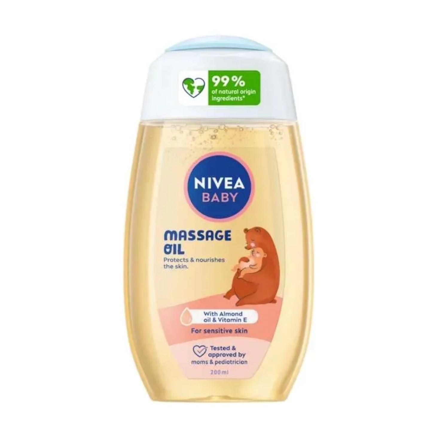 Nivea Baby Massage Oil 200ml with Almonds Oil & Vitamin E