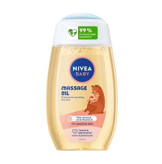 Nivea Baby Massage Oil 200ml with Almonds Oil & Vitamin E