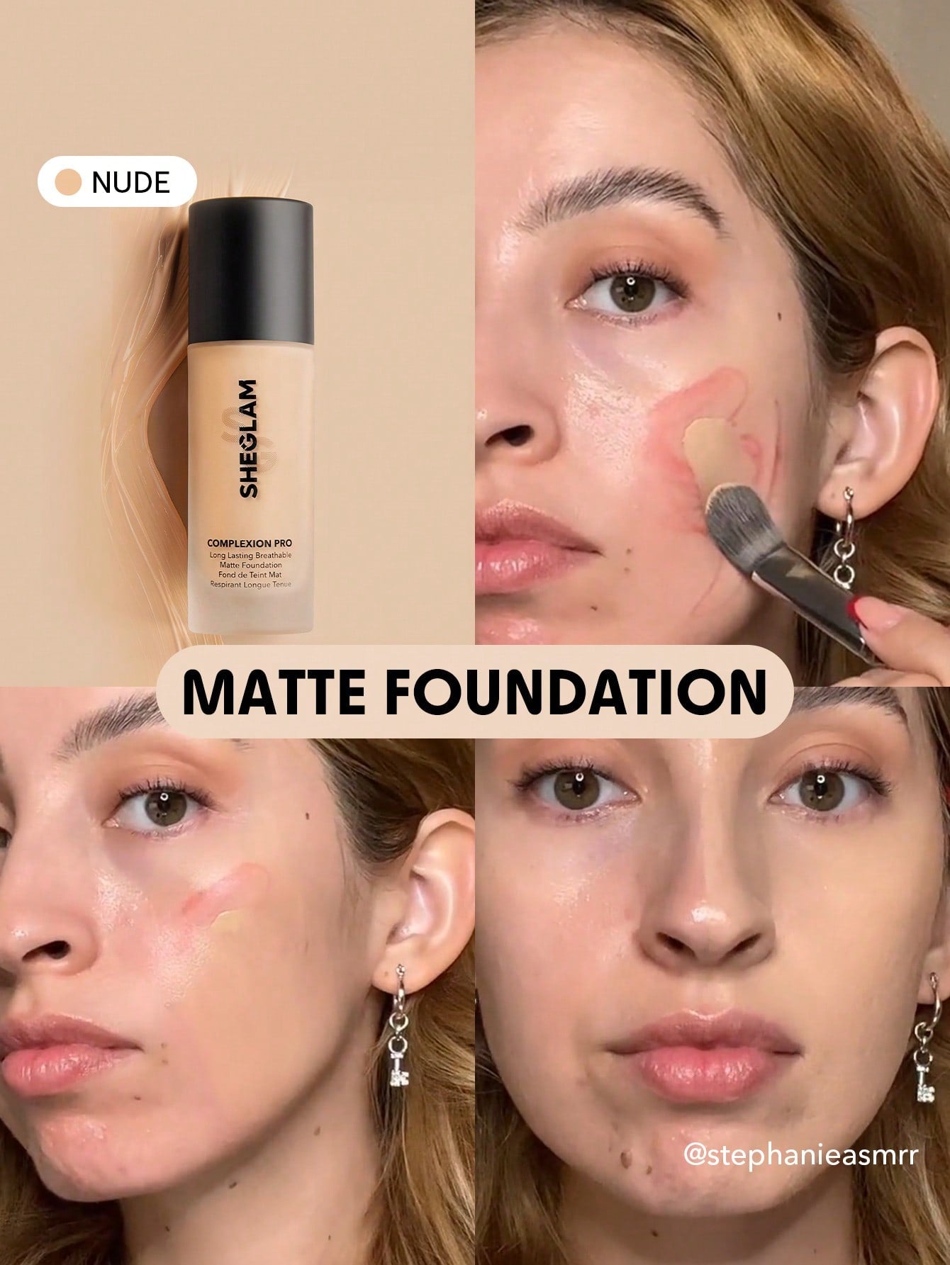 Sheglam Complexion Pro Long Lasting Breathable Matte Foundation 30ml