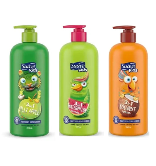 Suave Kids 3in1 Shampoo, Conditioner and Bodywash 700ml